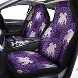 Purple Gemini Zodiac Pattern Print Universal Fit Car Seat Covers 102422