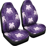 Purple Gemini Zodiac Pattern Print Universal Fit Car Seat Covers 102422