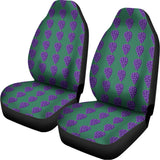 Purple Grape Pattern Print Universal Fit Car Seat Covers 102422