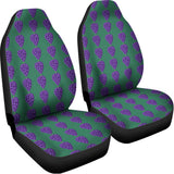 Purple Grape Pattern Print Universal Fit Car Seat Covers 102422
