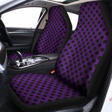Purple Halloween Pattern Print Universal Fit Car Seat Covers 102422