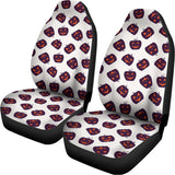 Purple Halloween Pumpkin Pattern Print Universal Fit Car Seat Covers 102422