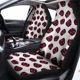 Purple Halloween Pumpkin Pattern Print Universal Fit Car Seat Covers 102422