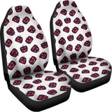 Purple Halloween Pumpkin Pattern Print Universal Fit Car Seat Covers 102422