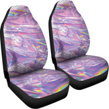 Purple Holographic Print Universal Fit Car Seat Covers 102422