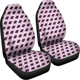 Purple Holy Bible Pattern Print Universal Fit Car Seat Covers 102422