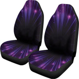 Purple Hyperspace Print Universal Fit Car Seat Covers 102422