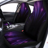 Purple Hyperspace Print Universal Fit Car Seat Covers 102422