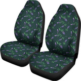 Purple Lavender Pattern Print Universal Fit Car Seat Covers 102422