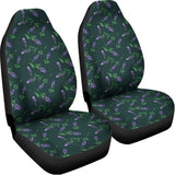 Purple Lavender Pattern Print Universal Fit Car Seat Covers 102422