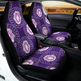 Purple Leo Zodiac Pattern Print Universal Fit Car Seat Covers 102422