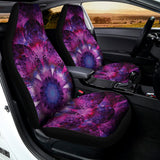 Purple Mandala Flower Print Universal Fit Car Seat Covers 102422