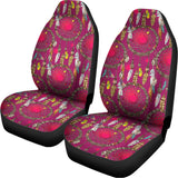 Purple Native Dream Catcher Print Universal Fit Car Seat Covers 102422