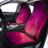 Purple Nebula Cloud Galaxy Space Print Universal Fit Car Seat Covers 102422