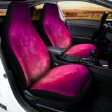Purple Nebula Cloud Galaxy Space Print Universal Fit Car Seat Covers 102422