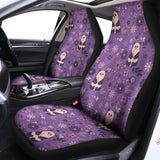 Purple Panda And Flower Pattern Print Universal Fit Car Seat Covers 102422
