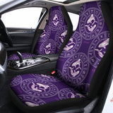 Purple Pisces Zodiac Pattern Print Universal Fit Car Seat Covers 102422