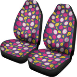 Purple Pitaya Pattern Print Universal Fit Car Seat Covers 102422