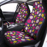 Purple Pitaya Pattern Print Universal Fit Car Seat Covers 102422