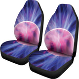 Purple Plasma Ball Print Universal Fit Car Seat Covers 102422