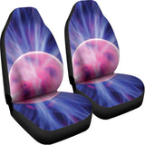 Purple Plasma Ball Print Universal Fit Car Seat Covers 102422