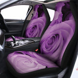 Purple Rose Print Universal Fit Car Seat Covers 102422