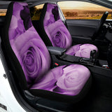 Purple Rose Print Universal Fit Car Seat Covers 102422