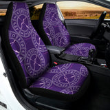 Purple Sagittarius Zodiac Pattern Print Universal Fit Car Seat Covers 102422