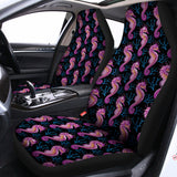 Purple Seahorse Pattern Print Universal Fit Car Seat Covers 102422