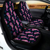 Purple Seahorse Pattern Print Universal Fit Car Seat Covers 102422