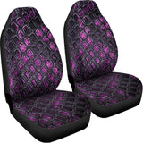 Purple Snakeskin Print Universal Fit Car Seat Covers 102422