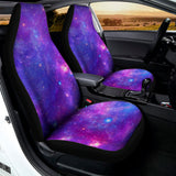 Purple Stardust Cloud Galaxy Space Print Universal Fit Car Seat Covers 102422