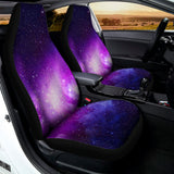 Purple Starfield Galaxy Space Print Universal Fit Car Seat Covers 102422