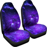 Purple Stars Nebula Galaxy Space Print Universal Fit Car Seat Covers 102422