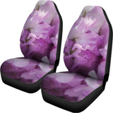 Purple Sweet Pea Print Universal Fit Car Seat Covers 102422