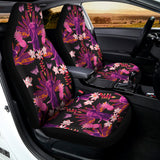 Purple Tropical Elephant Pattern Print Universal Fit Car Seat Covers 102422