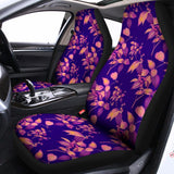 Purple Tropical Hawaiian Pattern Print Universal Fit Car Seat Covers 102422