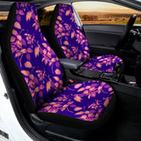 Purple Tropical Hawaiian Pattern Print Universal Fit Car Seat Covers 102422
