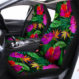 Purple Tropical Pattern Print Universal Fit Car Seat Covers 102422