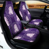 Purple Virgo Zodiac Pattern Print Universal Fit Car Seat Covers 102422