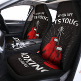 Put On Your Boxing Gloves Print Universal Fit Car Seat Covers 102422