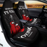 Put On Your Boxing Gloves Print Universal Fit Car Seat Covers 102422