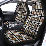 Queen Of Spades Pattern Print Universal Fit Car Seat Covers 102422