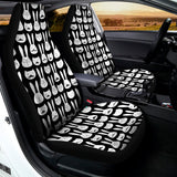Rabbit And Cat Pattern Print Universal Fit Car Seat Covers 102422