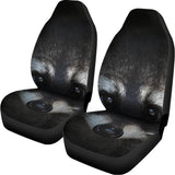 Raccoon Portrait Print Universal Fit Car Seat Covers 102422