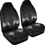 Raccoon Portrait Print Universal Fit Car Seat Covers 102422