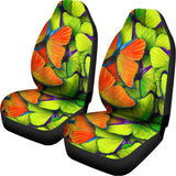 Rainbow Butterfly Pattern Print Universal Fit Car Seat Covers 102422