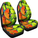 Rainbow Butterfly Pattern Print Universal Fit Car Seat Covers 102422