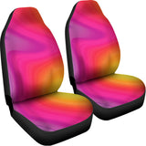 Rainbow Flow Print Universal Fit Car Seat Covers 102422