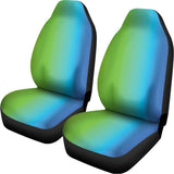 Rainbow Gradient Print Universal Fit Car Seat Covers 102422